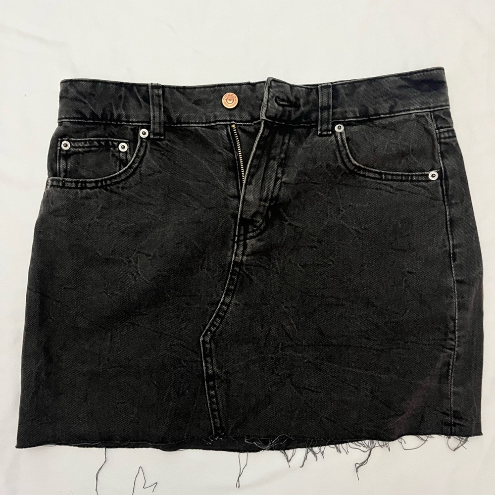 Divided by H&M Black Denim Skirt